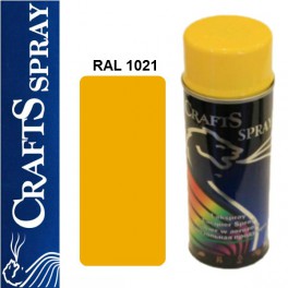 Crafts -  żółty  lakier dekoracyjny RAL 1021 400ml