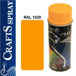 Crafts -  żółty melonowy lakier dekoracyjny RAL 1028 400ml