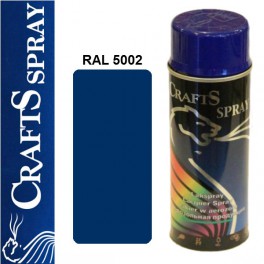 Crafts -  niebieski ciemny lakier dekoracyjny RAL 5002 400ml
