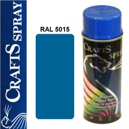 Crafts -  niebieski  lakier dekoracyjny RAL 5015 400ml