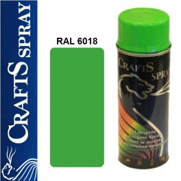 CRAFTS -  SOCZYSTA ZIELEŃ lakier dekoracyjny RAL 6018 (400 ml)