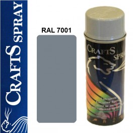 CRAFTS -  SZARY lakier dekoracyjny RAL 7001 (400 ml)