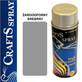 CRAFTS - SREBRNY żaroodporny lakier (400 ml)